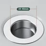 Filtre de vidange d'évier en acier inoxydable – vue 4