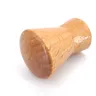 Mini bouton bois hêtre verni forme champignon surface… – vue 6