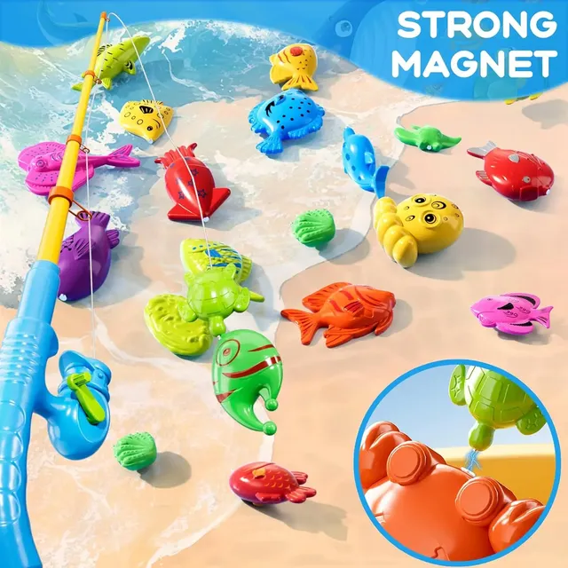 Enfants baignoire jouet de pêche piscine eau flottant… – vue 3