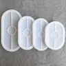 Plateau ovale ciment Silicone moules bricolage béton… – vue 1