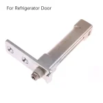 charnière ressort acier inoxydable réfrigérateur porte pivotante automatique tige carrée platine fixation trous fraisés galet nylon entretoise écrou réglage montage