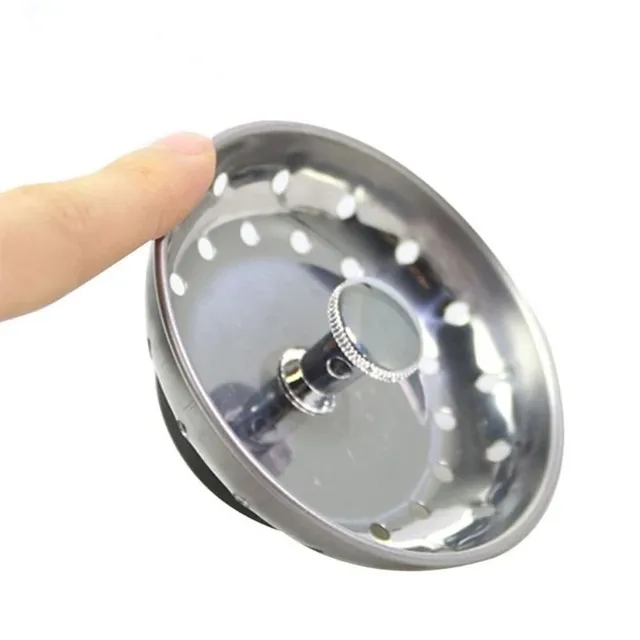 Filtre évier cuisine crépine acier inoxydable brossé… – vue 5