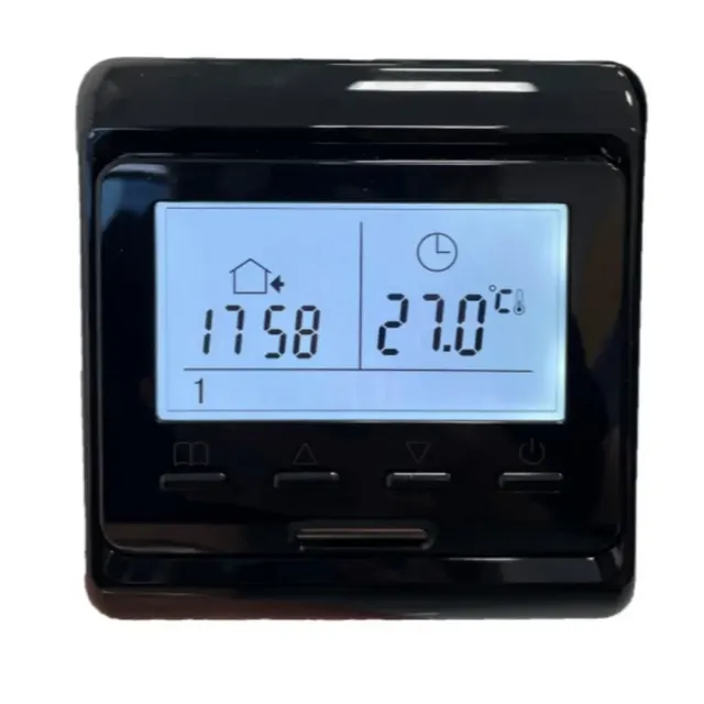 Thermostat programmable mural tactile écran LCD double… – vue 3