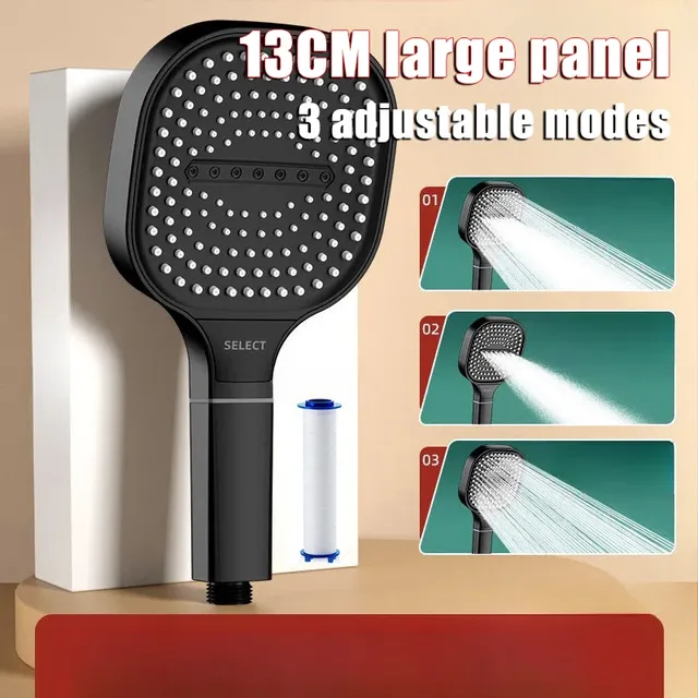 Pommeau de douche à grand panneau de 13cm – vue 3