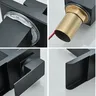 Robinet de lavabo de salle de bains LED noir – vue 7