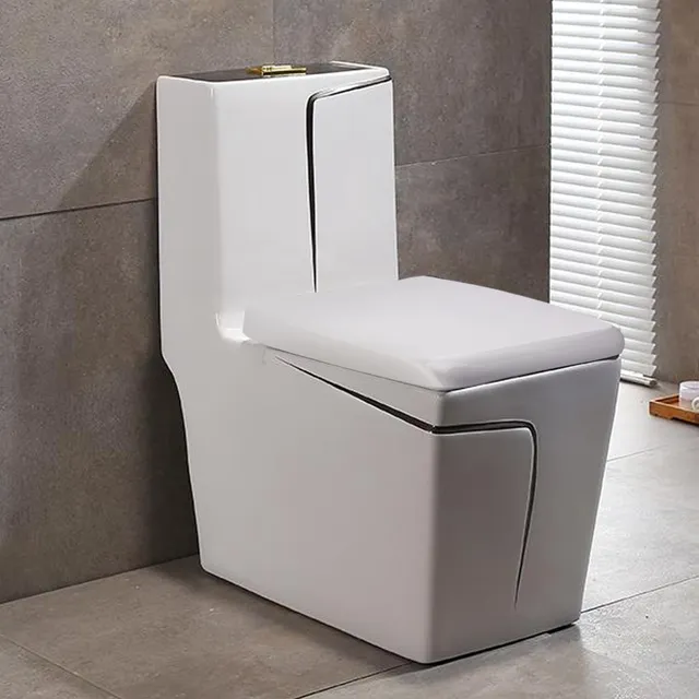 Siège de toilette carré à fermeture douce – vue 6