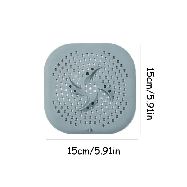 Filtre crépine évier silicone souple grisbleu ovale… – vue 5