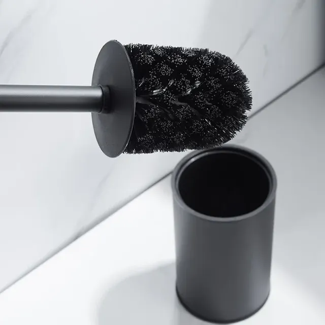 Brosse de toilette moderne en acier inoxydable – vue 5