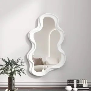 Miroir mural de maison paresseuse, pour chambre à coucher, salle de bains, miroir de maquillage Kawaii, décoration de maison, salon, décoration de maison Miroir mural de maison paresseuse, pour chambre à coucher, salle de bains, miroir de maquillage Kawaii, décoration de maison, salon, décoration de maison