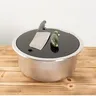 Évier rond encastrable inoxydable 304 poli intérieur… – vue 3