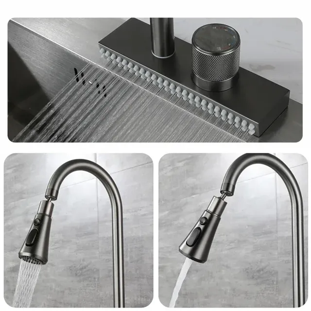 Cascade évier tirer Type robinet de cuisine mélangeur… – vue 3
