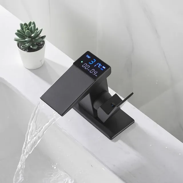 Robinet d'évier à affichage numérique LCD HOBasin – vue 3