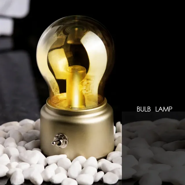 Ampoule LED classique soufflant rétro lampe de Table de… – vue 4