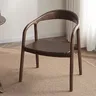 Chaises de table à manger en bois massif – vue 2