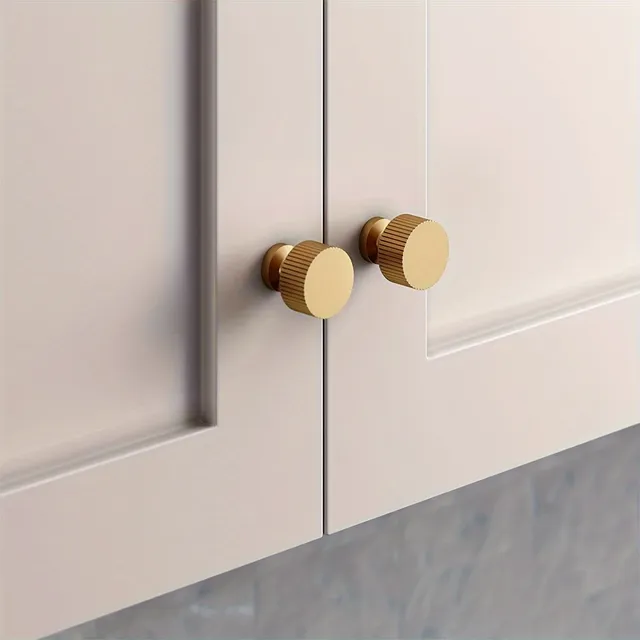 Boutons d'armoire rétro en laiton – vue 4