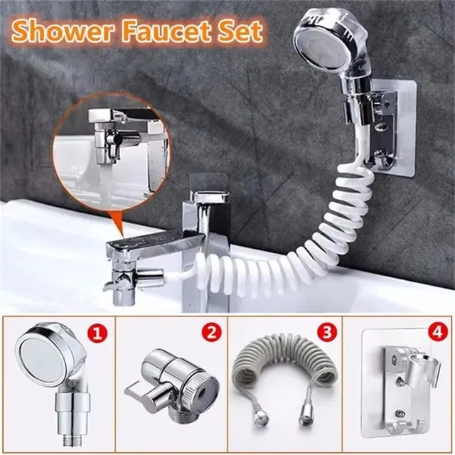 1 ensemble de pomme d'extension de douche d'évier… – vue 2