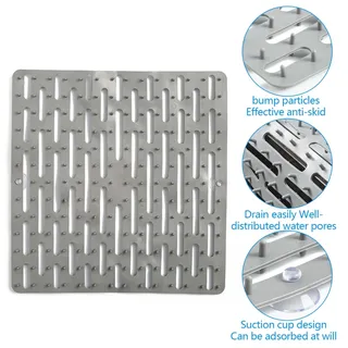 Tapis évier silicone antidérapant résistant isolant thermique flexible…
