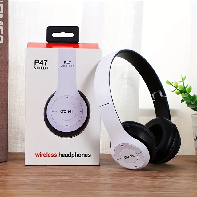 Bluetooth 5.0 casque sans fil pliable HIFI stéréo basse…