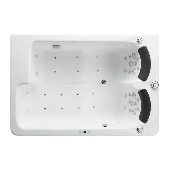 Baignoire balnéo rectangulaire deux places acrylique… – vue 5