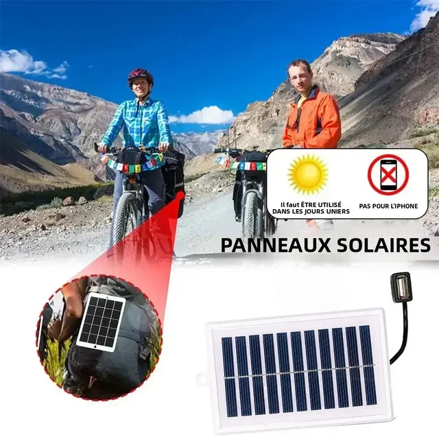 Chargeur solaire Portable 1/2 pièces – vue 3