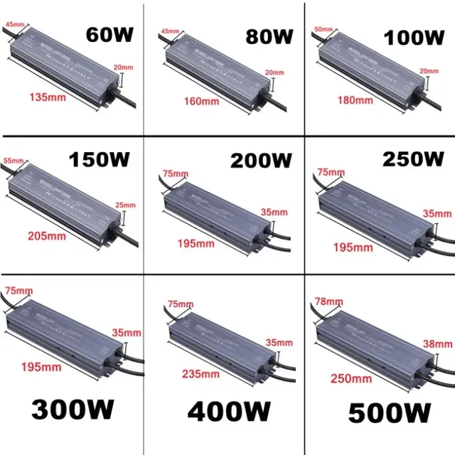 Transformateurs étanches pleine puissance 220V à 12V 24V – vue 5