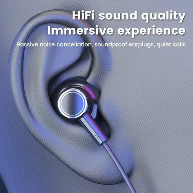Écouteurs collier sansfil bluetooth hifi stéréo micro… – vue 6