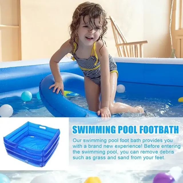 Bain de pieds de piscine pliable Portable – vue 3