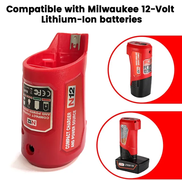 Adaptateur de chargeur de batterie au lithium N12 Eddie…