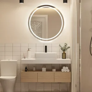 HOWashbasin-Évier en céramique en bois massif, armoires intégrées, documents en bois massif, HOVanity, armoire moderne, HOFurniture