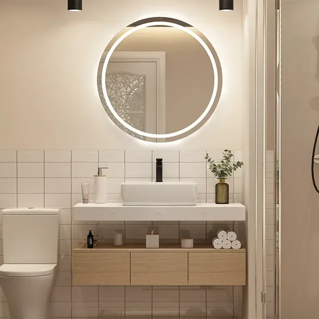Meuble vasque céramique intégré plan marbre synthétique…