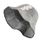 Kit de maison de bain, chapeau de Sauna en feutre pour pêcheur, chapeau de Sauna en feutre, isolation unisexe, Absorption d&rsquo;eau, Performance longue durée