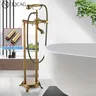 Robinet de baignoire autoportant en laiton…