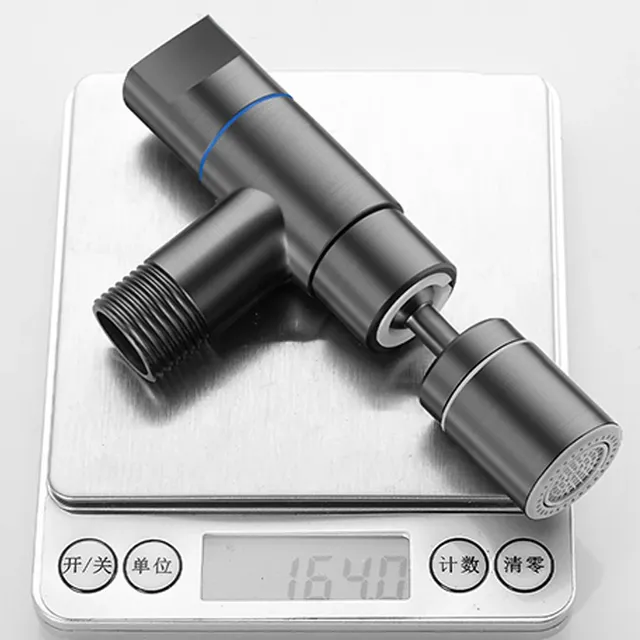 201 acier inoxydable mural monotrou 360 ° Robinet… – vue 4