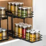 Organisateur de crémaillère à épices pour armoire – vue 1