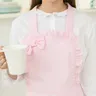 Tablier féminin vintage volants court encolure dos nu… – vue 3