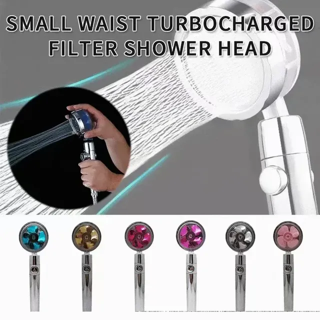 Pommeau de douche à hélice pour salle de bain – vue 3