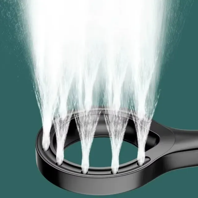 Pommeau de douche à suralimentation circulaire de douche… – vue 2