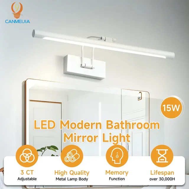 Applique murale Led étanche pour miroir de salle de bain