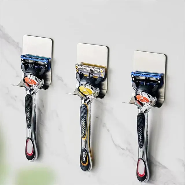 Porte-rasoir en acier inoxydable pour salle de bain – vue 3