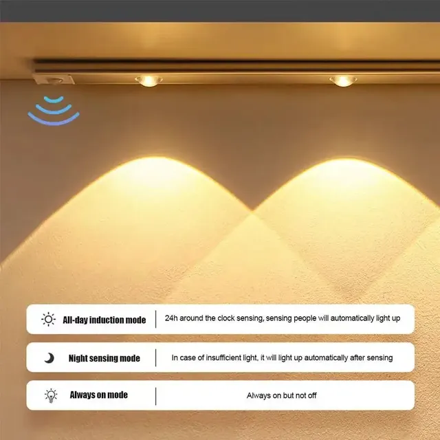 Capteur de mouvement lumière LED capteur lampe sans fil… – vue 3