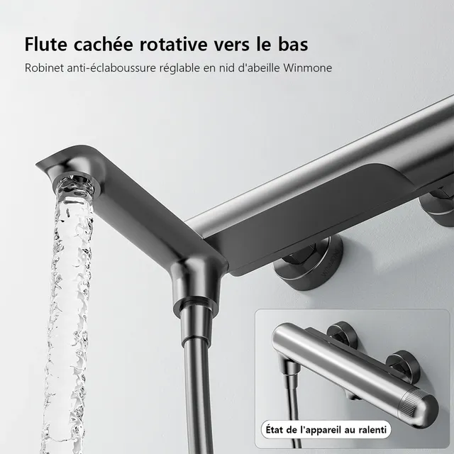 Robinet de douche de salle de bains haut de gamme… – vue 3