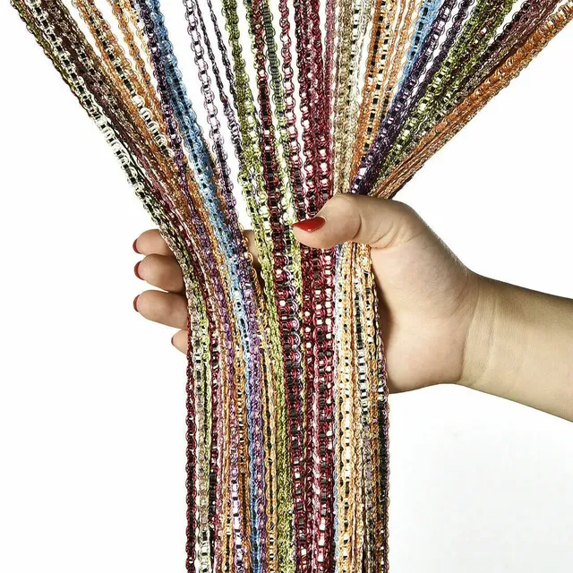 100x200CM porte fenêtres suspendus perles décors rideau…