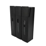 Distributeur de savon liquide à pression, 400ML, 3 chambres, mural, salle de bain, douche, lavage des cheveux, bouteille de liquide, conteneur, 1 pièce