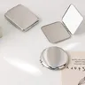 Miroir maquillage pliable rond compact métal chromé… – vue 1