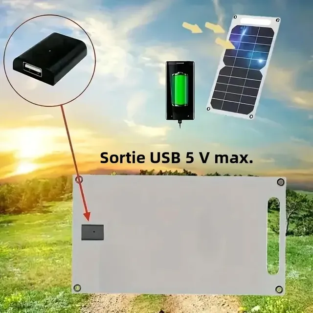 Sunpower panneau solaire Portable 5V plaque solaire avec… – vue 5