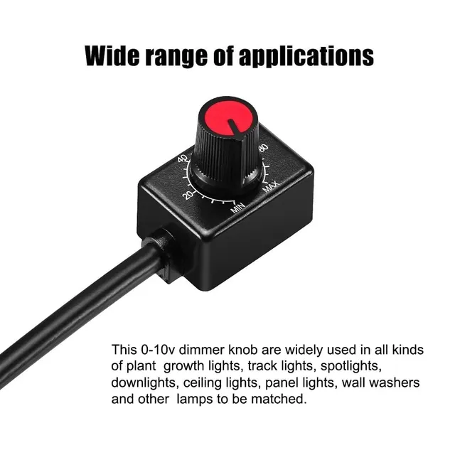 Variateur rotatif bouton LED PWM basse tension anti… – vue 6