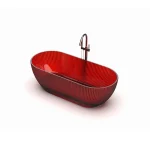 Baignoire autoportante montée au sol, baignoire colorée naren résine acrylique, fente de comparateur de couleur, 1700x850x550mm, Xiao1070