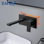 ZAPbag256 Robinet de centre commercial en laiton massif, robinet rugueux, poignée unique, noir, ark