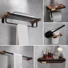 Ensemble cinq pièces accessoires salle bain mural acier… – vue 2