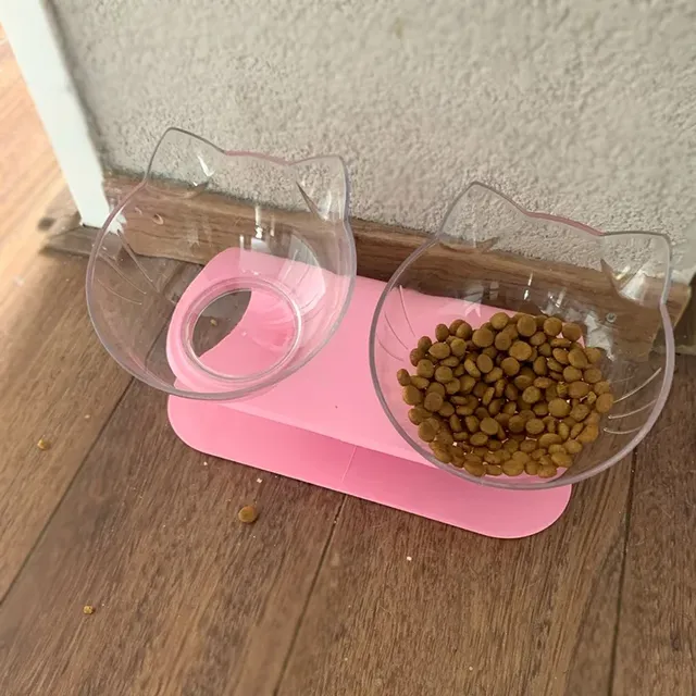 Bol Double antidérapant pour chat – vue 4